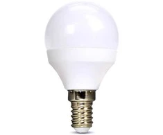Solight LED lemputė, miniglobėlis, 8W, E14, 3000K, 720lm, baltas