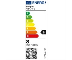 Solight LED lemputė, mini gaublys, 8W, E14, 4000K, 720lm, baltas