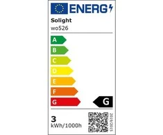 Solight LED emergency lighting, 3,2W, 175lm, IP65, NiCd 800mAh battery, test button