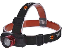 Solight LED įkraunamas priekinis žibintas, 3W, 150lm, priartinimas, ličio jonų, USB