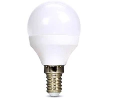Solight LED lemputė, mini gaublys, 6W, E14, 6000K, 510lm