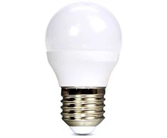 Solight LED lemputė, mini gaublys, 6W, E27, 6000K, 510lm