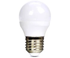 Solight LED lemputė, mini gaublys, 6W, E27, 4000K, 510lm
