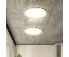 „Solight“ LED šviestuvas su nuotolinio valdymo pultu „Estela Baltas“, 50 W, 5400 lm, 60 cm, URG<19, pakabinamas ir virštinkinis