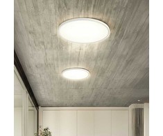 „Solight“ LED šviestuvas su nuotolinio valdymo pultu „Estela Baltas UGR“, 40 W, 4300 lm, 40 cm, URG < 19, pakabinamas ir virštinkinis