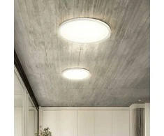 „Solight“ LED šviestuvas su nuotolinio valdymo pultu „Estela Baltas UGR“, 40 W, 4300 lm, 40 cm, URG < 19, pakabinamas ir virštinkinis