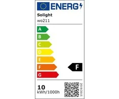 Solight LED linijinis apatinis apšvietimas, 10W, 4100K, 3 pakopų pritemdymas, jungiklis, aliuminis, 58cm