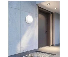 Solight LED outdoor lighting with sensor, 3 CCT, 15/18/20W, 1800lm, 22cm, 2in1 - baltas and juodas cover