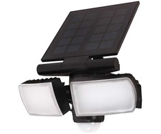 Pakabinamas šviestuvas Solight LED saulės šviestuvas su jutikliu, 8W, 600lm, Li-on, juodas