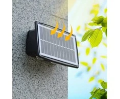 Solight LED saulės energija varomas sieninis šviestuvas, šiltas ir šaltas, baltas, 15 x 10 cm