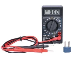 Solight multimeter, max. AC 500V, max. DC 500V / 10A, diode test, buzzer