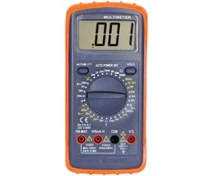 Solight multimeter, max. AC 600V/10A, max. DC 600V/10A, diode test, buzzer, hFE, capacitance, resistance