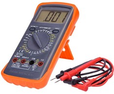 Solight multimeter, max. AC 600V/10A, max. DC 600V/10A, diode test, buzzer, hFE, capacitance, resistance