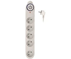Solight Apsauga nuo viršįtampių, 150J, 5 lizdai, 1,5m, baltas