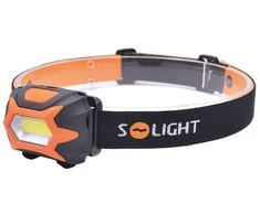 Solight Šviesus LED priekinis žibintas, 3W COB, 3x AAA