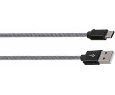 „Solight“ USB-C laidas, USB 2.0 A jungtis - USB-C 3.1 jungtis, silikoninis, 1 m