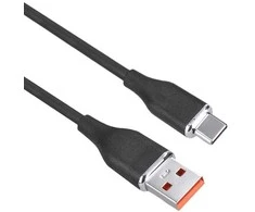 „Solight“ USB-C laidas, USB 2.0 A jungtis - USB-C 3.1 jungtis, silikoninis, 2 m