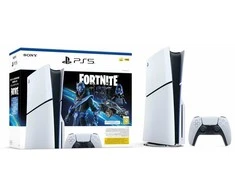 Sony PlayStation 5 Slim Disc Edition 1TB + Fortnite - Baltas