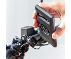 SP Connect Bar Clamp Mount Pro motociklo telefono laikiklis – 360° pasukamas – Juodas