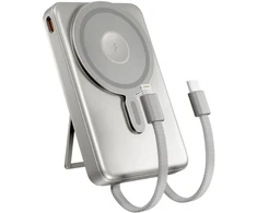 Spello ForcePack 4in1 10000mAh magnetic wireless powerbank SM75 | titanium