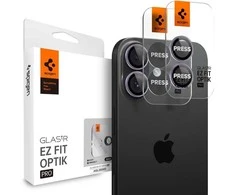 Spigen Glass tR EZ Fit Optik Pro 2 Pack, violetinė - iPhone 17