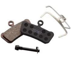 Diskinių stabdžių kaladėlės SRAM Trail/Guide/G2 organic with steel backplate