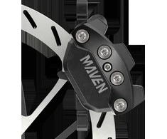 SRAM Maven Sidabrinis disc brake - aliuminio lever, stainless steel bolts - rear brake set