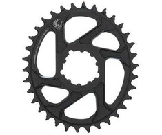 Priekinė žvaigždė SRAM X-SYNC 2 Oval 34T Direct Mount 6mm Offset Alum Eagle Juodas