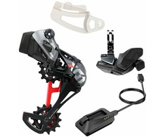 Pavarų grupė SRAM X01 Eagle AXS Upgrade Kit Raudona (Rear Der wBattery and Baterija Protector, Rocker Paddle Controller wClamp, Charger/Cord, Chain Gap Tool)