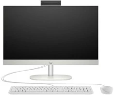 Stacionarus kompiuteris Hewlett Packard (HP) HP AIO ProOne 245 G10 AiO 23.8 NT Ryzen 3 7320U,8GB,512GB,Radeon 610M,WiFi 6 + BT,klaviatūra a pelė,90W,bílá,HDMI,FDOS