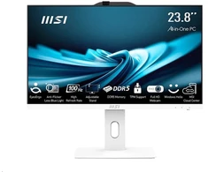 Stacionarus kompiuteris Komputer MSI MSI AIO PRO AP242P (PRO AP242P 14M-1091XEU), i3-14100, 23.8" FHD, Anti-Glare, 16GB, 512GB SSD, No OS, Baltas