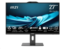 Stacionarus kompiuteris MSI kompiuteris MSI AiO PRO AP272P 14M-1085XEU, Core i3 14100, 27" FHD, anti-glare, be lietimui jautraus ekrano, 16GB, 512GB SSD, N/A, be OS, Judas