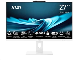 Stacionarus kompiuteris Nešiojamas kompiuteris MSI AiO PRO AP272P 14M-1086XEU, Core i3 14100, 27" FHD, apsauga nuo akinimo, neliečiamas, 16 GB, 512 GB SSD, N/A, be OS, dėklai