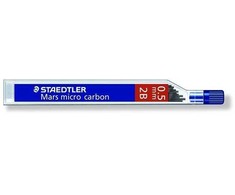 STAEDTLER grafitinis rašalas mikro pieštukui „Mars micro“, 0,5 mm, 2B