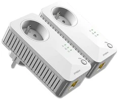 Strong Maitinimo linijos adapteris Stiprus Stiprus POWERL600DUOFR Tinklo plokštė skirta PowerLine 600 Mbit/s Wired LAN Balta 2 vnt.