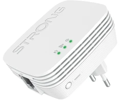 Powerline adapteris Strong Strong POWERLWF1000DUOMINI Tinklo plokštė skirta PowerLine 1000 Mbit/s Laidinio LAN Wi-Fi Balta 2 vnt.