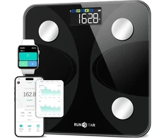 Svarstyklės RunStar 4E Body Scale, juodas (FG2210BL)