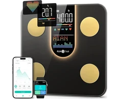 Svarstyklės RunStar 4E SmartView Lite Body Scale, juodas (FG2016LB-B)