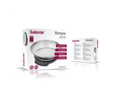 Svarstyklės Evolveo Salente Rimare, kuchyňská váha, 5kg, nerezová mísa, juoda/nerez