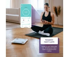 Svarstyklės TrueLife išmanioji technologija W1 balta