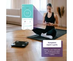 Svarstyklės TrueLife išmanusis įrenginys W1, juodas