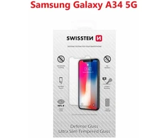 SWISSTEN Apsauginis grūdintas stiklas 2.5D, skirtas SAMSUNG A346 GALAXY A34 5G