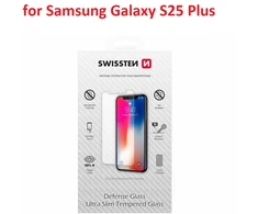 „Swissten“ itin plonas grūdintas stiklas, skirtas „Samsung Galaxy S25 Plus 5G“.