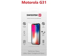 SWISSTEN Apsauginis grūdintas stiklas 2.5D, skirtas MOTOROLA G31