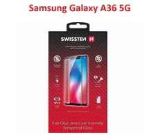„Swissten“ grūdintas viso veido stiklas, skirtas „Samsung Galaxy A36“
