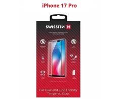 „Swissten Full Face“ spalvotas grūdintas stiklas, skirtas Apple iPhone 17 Pro