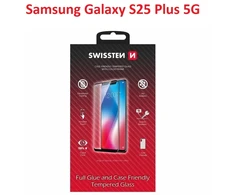 „Swissten“ grūdintas viso veido stiklas, skirtas „Samsung Galaxy S25 Plus“