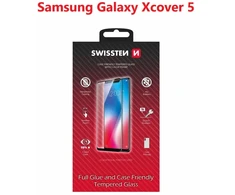 Swissten Full Face grūdintas stiklas Samsung Galaxy XCOVER 5 Juodas