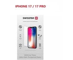 „Swissten“ itin plonas grūdintas stiklas, skirtas „Apple iPhone 17 / 17 Pro“