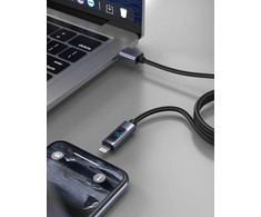 Swissten LCD USB-A to Lightning Cable